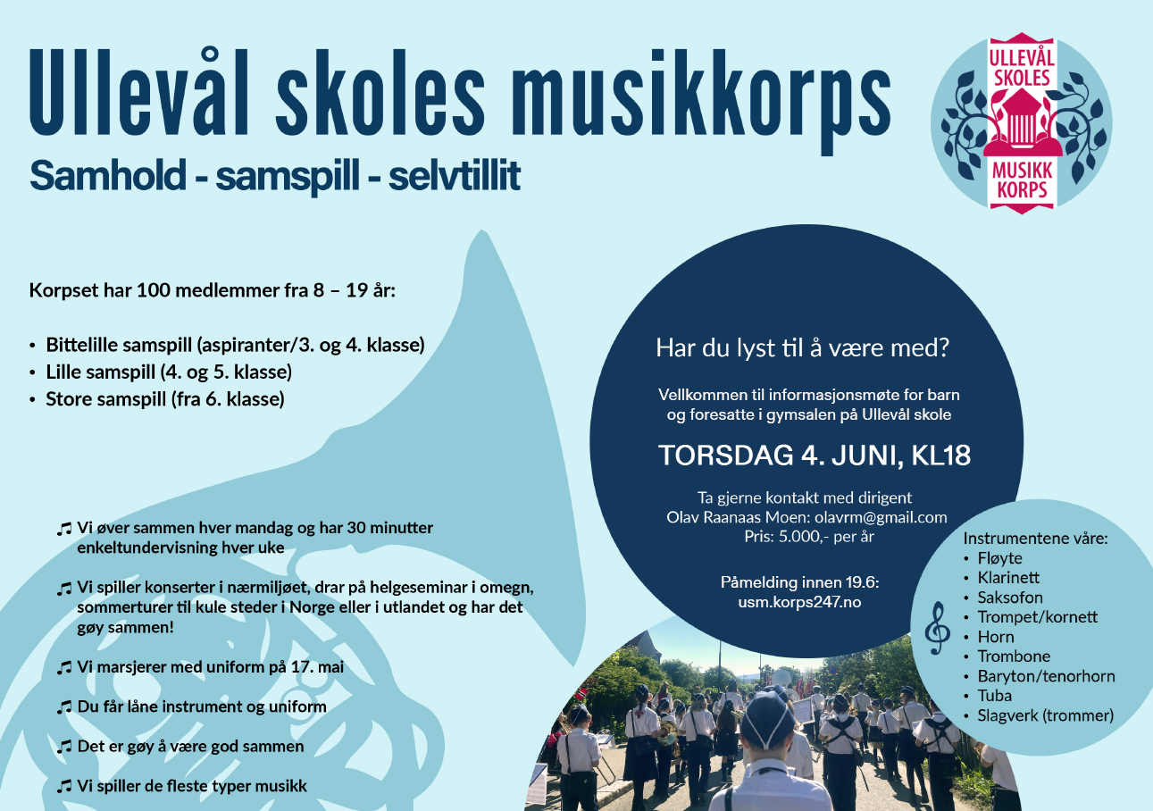 Artikkelbilde til artikkelen Vil du spille i korps?